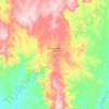 Mappa topografica Colorado do Oeste, altitudine, rilievo