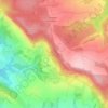 Mappa topografica Dieterode, altitudine, rilievo