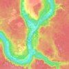 Mappa topografica Ефремково, altitudine, rilievo