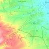 Mappa topografica Cherry Burton, altitudine, rilievo