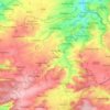Mappa topografica Schkölen, altitudine, rilievo