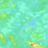 Mappa topografica Heidesee, altitudine, rilievo