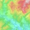 Mappa topografica San Romano in Garfagnana, altitudine, rilievo