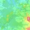 Mappa topografica Laußnitz, altitudine, rilievo