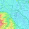 Mappa topografica 21079, altitudine, rilievo