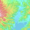 Mappa topografica Надеждинский район, altitudine, rilievo