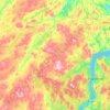 Mappa topografica сельское поселение Междуречье, altitudine, rilievo