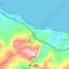 Mappa topografica Trabia, altitudine, rilievo