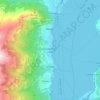 Mappa topografica Pianello del Lario, altitudine, rilievo
