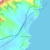 Mappa topografica Gerringong, altitudine, rilievo