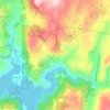 Mappa topografica Lodine, altitudine, rilievo