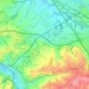 Mappa topografica Voerendaal, altitudine, rilievo