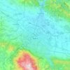 Mappa topografica Sofia, altitudine, rilievo