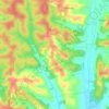 Mappa topografica Viale, altitudine, rilievo