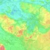 Mappa topografica 14797, altitudine, rilievo