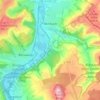 Mappa topografica Mimbach, altitudine, rilievo