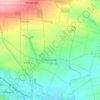 Mappa topografica Topfstedt, altitudine, rilievo
