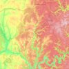 Mappa topografica Сарс, altitudine, rilievo