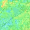 Mappa topografica Haslett, altitudine, rilievo