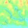 Mappa topografica Ivanhoe, altitudine, rilievo
