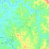 Mappa topografica Glaura, altitudine, rilievo