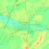 Mappa topografica городское поселение Остров, altitudine, rilievo