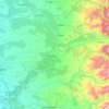 Mappa topografica Quilleco, altitudine, rilievo