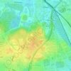 Mappa topografica Altonaer Volkspark, altitudine, rilievo