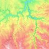 Mappa topografica 23110, altitudine, rilievo