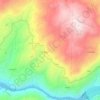 Mappa topografica Penhalonga, altitudine, rilievo