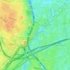 Mappa topografica 14057, altitudine, rilievo