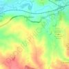 Mappa topografica Kirby Bellars, altitudine, rilievo