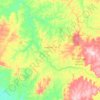 Mappa topografica Chupinguaia, altitudine, rilievo