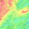 Mappa topografica 23617, altitudine, rilievo