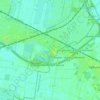 Mappa topografica Mahndorf, altitudine, rilievo