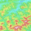 Mappa topografica Kirchberg an der Pielach, altitudine, rilievo