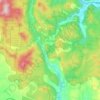 Mappa topografica Plymouth, altitudine, rilievo