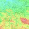 Mappa topografica Leine, altitudine, rilievo
