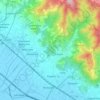 Mappa topografica Luni, altitudine, rilievo