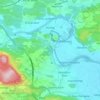 Mappa topografica Rosegg, altitudine, rilievo