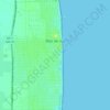 Mappa topografica Mar de Ajó, altitudine, rilievo