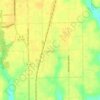 Mappa topografica Benld, altitudine, rilievo