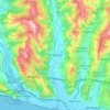 Mappa topografica Camporosso, altitudine, rilievo