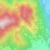 Mappa topografica Valgioie, altitudine, rilievo