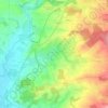 Mappa topografica Niederstedem, altitudine, rilievo