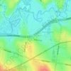 Mappa topografica Kew East, altitudine, rilievo