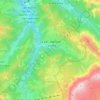 Mappa topografica La Valle, altitudine, rilievo