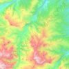 Mappa topografica сельское поселение Хушто-Сырт, altitudine, rilievo