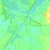 Mappa topografica Bangor, altitudine, rilievo