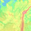 Mappa topografica Республика Коми, altitudine, rilievo